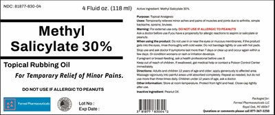 Methyl Salicylate 30% (Methyl Salicylate)
